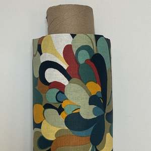 Oilcloth Enduits: Enduit Sylvie Teal Oilcloth