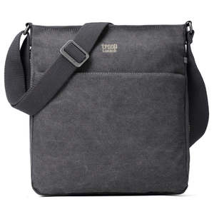 Bags: Troop Classic Shoulder Bag Charcoal