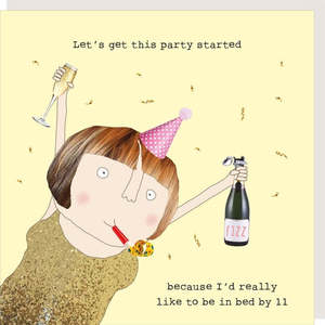 Stationery: Party Started Card