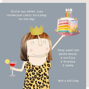 Girl's Birthday Card