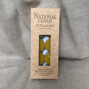 Packet 10 Beeswax Tealights
