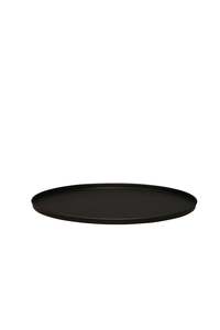 Homewares: Round Ottoman Tray - Black