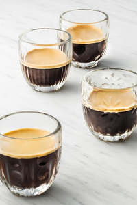 Glassware: Set of 4 Troquet Coffee Glasses