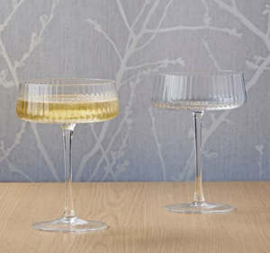 Glassware: Empire Champagne Saucers