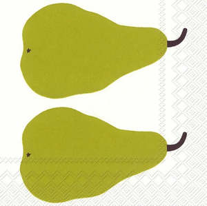 Dining: Marimekko Paaryna Green - COCKTAIL Napkin