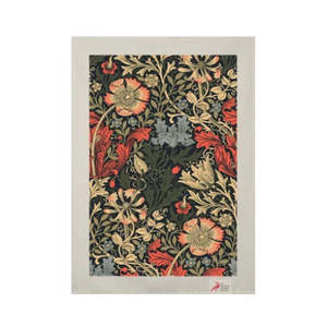 William Morris Print Tea Towel