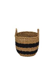 Round Stripe Basket - Small