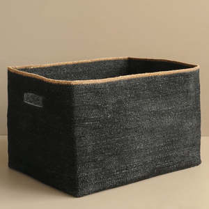 Baskets: Scatola Black Basket Large