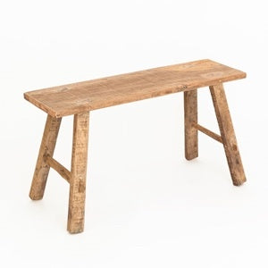 Printed Velvets: Teak Bench Medium