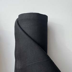 Black Calico Fabric