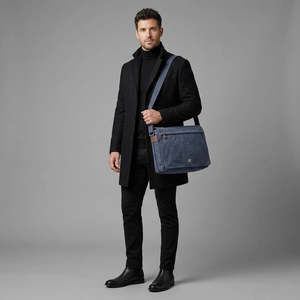 The Menfolk: Troop Messenger Large - Charcoal