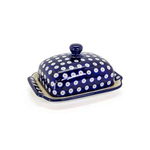 Boleslawiec Pottery: Butter Dish - Wide base