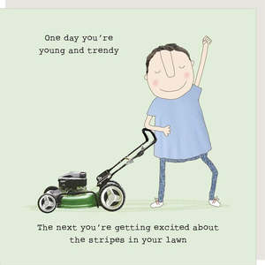 Stationery: Lawn Stripes Card