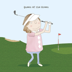 Stationery: Green Queen Card