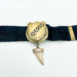 9ct Antique New Zealand Kia Ora Shield Fob