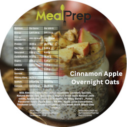 Main Meals: Cinnamon Apple Overnight Oats
