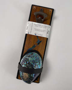 Kitchen & Dining: Cap Mate - Bottle Opener - Rimu and Paua
