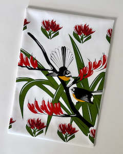 Tea towel: Tea Towel 100% Cotton - Fantails