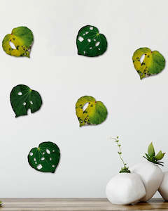 Art Design: Kawakawa Leaves - Wall Art by Crystal Ashley