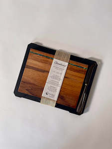 Kitchen Dining: Rimu Cheese Board - Paua Strip