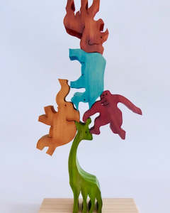 Balancing Jungle Animals - Boxed Set - Coloured