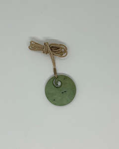 Greenstone Pounamu: Greenstone - Pounamu - Koru - Circle of Life - Medium
