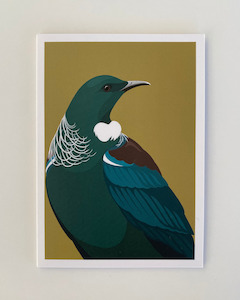 Tui Greeting Card - By Artist Cathy Hansby