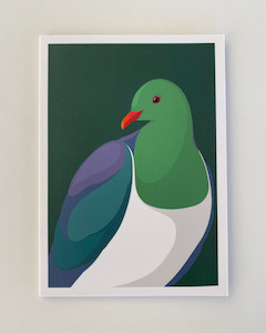 Keruru Greeting Card - By Artist Cathy Hansby