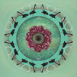 Greeting Card - Fantail Kaleidoscope