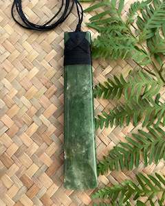 Large Toki Pendant - Greenstone Pounamu