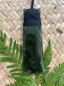 Large Greenstone - Pounamu - Toki Pendant