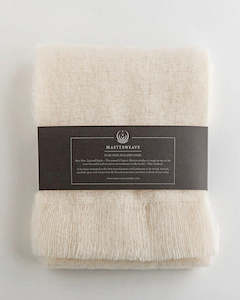 Organic Merino Scarves: Organic Merino Scarf - Pearl