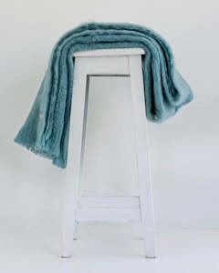 Windermere Mohair Throws: Windermere Mohair Throw - Sea Spray