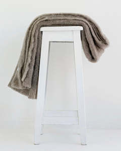 Windermere Mohair Throws: Windermere Mohair Throw - Manuka