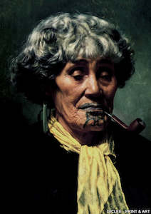 Goldie Vintage Prints: Vintage Print -  C. F Goldie - Ena Papatahi - Nga Puhi