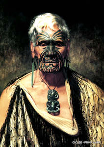 Vintage Prints - C. F Goldie - Te Aho o Te Rangi Wharepu - Ngati Mahuta