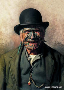 Art Print - C. F Goldie - Te Aho o Te Rangi Wharepu - Ngati Mahuta