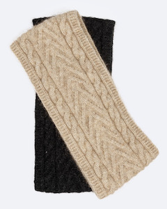 Knitwear Possum Merino: Possum Merino - Cable Headband