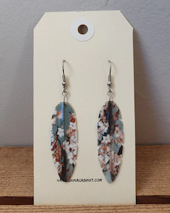 Jewellery: Origami Feather Earrings - Sakura