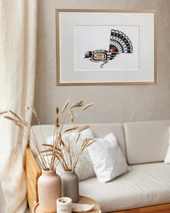 Artist Marlon Hart: Marlon Hart- Pacific Crossing - Fantail - Piwakawaka