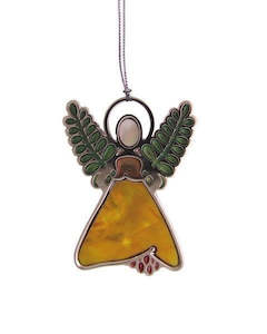 Christmas Decorations: NZ Fairy Decoration - The Kowhai Fairy