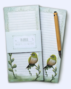 Tauhou Magnetic List Notepad - By Artist Emily Walker