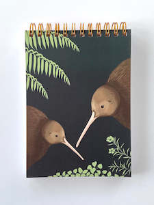 Stationary Books: Kiwi Note Book - By Artist Cathy Hansby