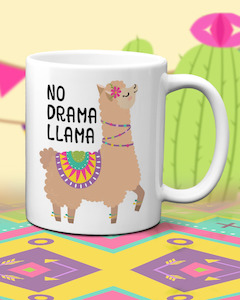 Novelty Mugs: Mug - No Drama Lama