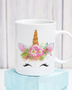 Novelty Mugs: Mug - Unicorn Face