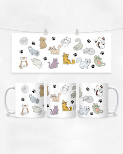 Novelty Mugs: Mug - Cute Cats