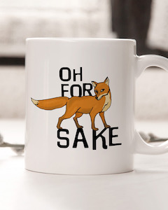 Novelty Mugs: Mug - For Fox Sake