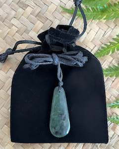 Greenstone - Pounamu - Kuru Drop Pendant