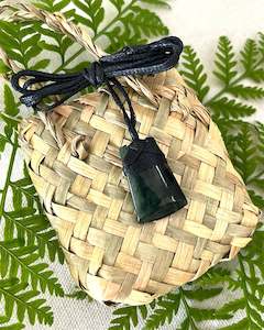 Kiwiana: Toki Pepe - Small Greenstone Pendant