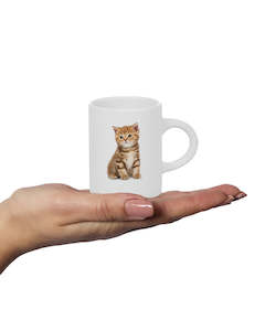 New Zealand Made: Kids Fluffy Mug - Kitten